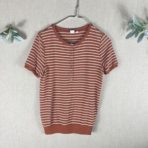 Gap > Striped Short Sleeve Top Small